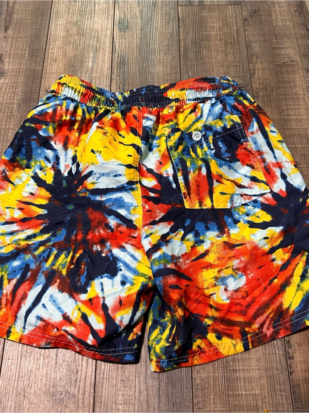 No Boundaries Mens Swims Short Lined Small S Tie Dye Multicolor - Picture 5 of 5